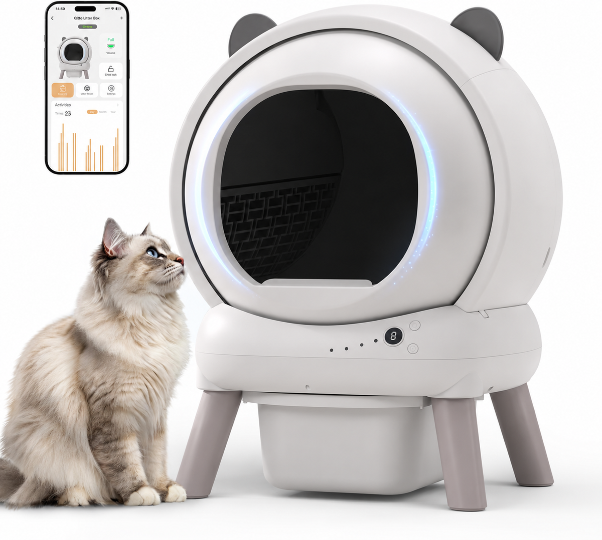 MAJAL - Automatic cleaning litter box